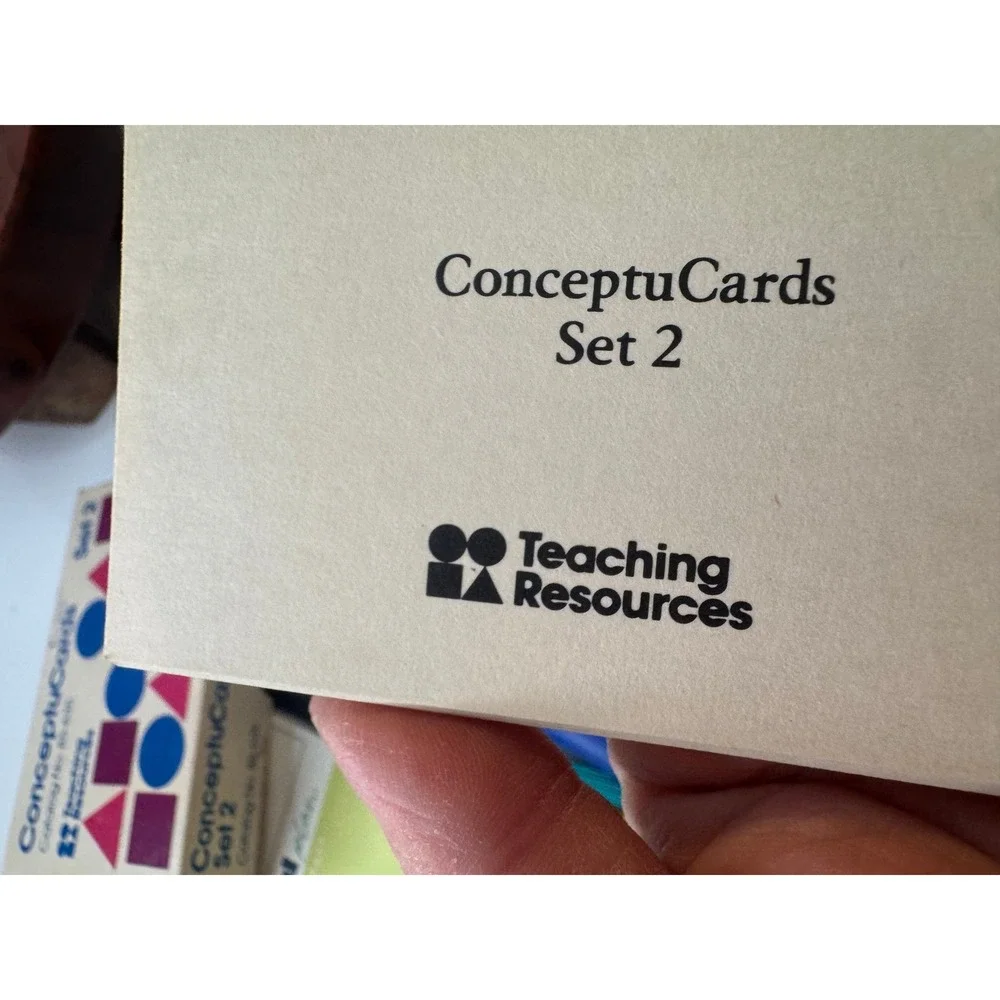 Vintage ConceptuCards Set‎ 2 Teaching Resources Educational Card Set Homeschool